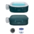 Bestway LAY-Z-SPA Ibiza AirJet™ Whirlpool, 180 x 180 x 66 cm, 4-6 Personen, eckig, Petrolblau - 2