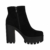 Elara Damen Stiefeletten Chelsea Boots Chunkyrayan HQ115 Black-40 - 2