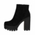 Elara Damen Stiefeletten Chelsea Boots Chunkyrayan HQ115 Black-40 - 3