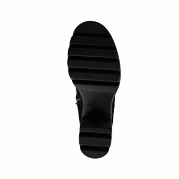 Elara Damen Stiefeletten Chelsea Boots Chunkyrayan HQ115 Black-40 - 7