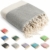 HolyDays® Strandtuch XXL 100x180cm aus 100% Baumwolle Oeko-TEX® | Hamamtuch | Badetuch | Saunatuch | Peshtemal | Fouta | Picknickdecke | groß | hochwertig | saugstark | extra leicht | Damen | Herren - 1