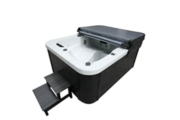 Home Deluxe Whirlpool Treppe MASI - 62x54x40cm, WPC Material, Bis 150kg Belastbar