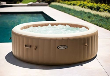 Intex Whirlpool Pure SPA Bubble Massage - Ø 216 cm x 71 cm, für 6 Personen, Fassungsvermögen 1.098 l, beige, 28428 - 2