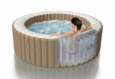 Intex Whirlpool Pure SPA Bubble Massage - Ø 216 cm x 71 cm, für 6 Personen, Fassungsvermögen 1.098 l, beige, 28428 - 1