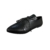 LLDG Flache Damenschuhe, Halbschuhe pu Leder-Optik Freizeit Loafer mokassins Elegant Klassische GeschlosseneBallerinas mode Leichte Spitzschuhe Flacher Mund Slippers Walking Schuhe, Schwarz, 40 EU - 2