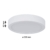 Paulmann 78924 LED Deckenleuchte HomeSpa Panel Aviar IP44 rund 220mm 4000K Weiß incl. 1x13 Watt dimmbar Lichtpanel Kunststoff - 5