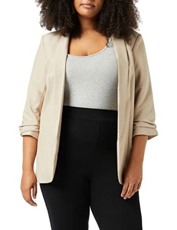 PIECES Damen Pcboss 3/4 Noos Blazer, White Pepper, M EU - 1