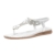 Plateau Sandalen Damen Frauen Strass Dekor Slingback Sandalen elastischer Knöchelriemen Lässige böhmische Strandschuhe Flip Flops Metallic Strass Dekor Sandalen Mit Keilabsatz Strass Damen Sommer - 1