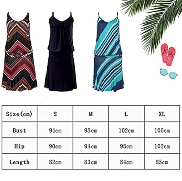 TBSCWYF Freizeitkleider Damen Sommer Strandkleider Bandeau Boho Kleid Schulterfrei Elegant Maxikleid Sommerkleid Partykleid Damen Blumendruck Schulterfrei Chiffon Strandkleid Sommerkleid - 7