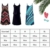 TBSCWYF Freizeitkleider Damen Sommer Strandkleider Bandeau Boho Kleid Schulterfrei Elegant Maxikleid Sommerkleid Partykleid Damen Blumendruck Schulterfrei Chiffon Strandkleid Sommerkleid - 7