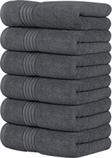 Utopia Towels Premium-Handtücher - 100% gekämmte, ringgesponnene Baumwolle, ultraweich und sehr saugfähig, Dicke Handtücher 41 x 71 CM's, hochwertige Handtücher (6er-Pack) - 1