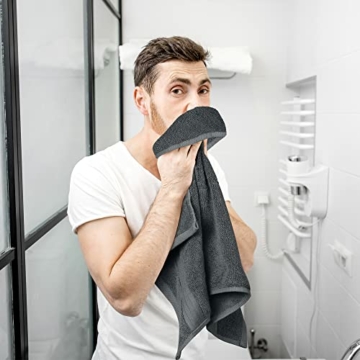 Utopia Towels Premium-Handtücher - 100% gekämmte, ringgesponnene Baumwolle, ultraweich und sehr saugfähig, Dicke Handtücher 41 x 71 CM's, hochwertige Handtücher (6er-Pack) - 6