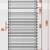 VIGO elektrischer Badheizkörper/Handtuch Radiator - ECO 450 Watt, TÜV geprüft: Inklusive Montage-Set, 500x1000 mm - 3