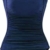 Brosloth Damen Badeanzug Tummy Control Monokinis Bauchweg Einteilige Bademode Swimwear Push Up Badeanzüge Plus Size Badebekleidung(Navy Blau,XXL) - 5