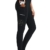 BAYGE Damen Sport Leggings Winter Hohe Taille Fleece Gefüttert Wasserdicht Blickdicht Bauchkontrolle Slim Fit Yogahose Sporthose Sweathose Fitnesshose mit Taschen, Schwarz, M - 1
