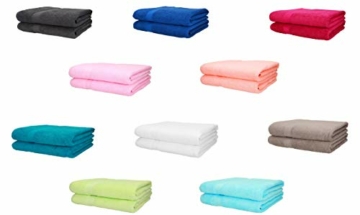 Betz 2 Stück Saunatücher Saunatuch Saunahandtuch Set Palermo 100% Baumwolle Frottier XXL Badetuch Strandtuch Größe 80 x 200 cm Farbe Petrol - 5
