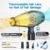 GLAM Profi Haartrockner, Föhn 2300W Leistungsstarker AC Motor Schnell trocknend Ionen Haartrockner mit 2 Geschwindigkeiten 3 Heiz, Cool Shot Taste mit 1 Diffusor & 1 Konzentrator für Multi-Frisuren - 4