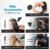 GLAM Profi Haartrockner, Föhn 2300W Leistungsstarker AC Motor Schnell trocknend Ionen Haartrockner mit 2 Geschwindigkeiten 3 Heiz, Cool Shot Taste mit 1 Diffusor & 1 Konzentrator für Multi-Frisuren - 5