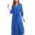 Teemie Damen Bademantel Leichter Morgenmantel Frauen Saunamantel Braut Und Trauzeugin Lang Kimono Hausmantel Schnell Trocknend Saugstark Reisebademantel Schlafanzug Stillnachthemd XL - 4