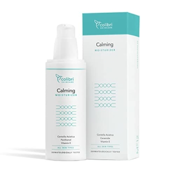 colibri skincare Calming Moisturizer - 80ml Tagescreme mit Hyaluron Serum und Sheabutter für optimale Pflege den ganzen Tag ohne zu fetten - Gesichtscreme für Frauen und Männer - face cream - 1