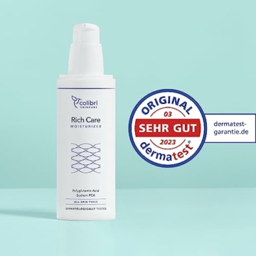 colibri skincare Rich Care Moisturizer 80ml - Feuchtigkeitscreme Gesicht, beruhigende und stärkende Pflege als Gesichtscreme für trockene Haut, hydratisierende anti falten creme - 5
