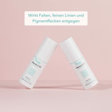 colibri skincare Vitamin C20 Booster 30ml Vitamin C Serum Gesicht - hochdosierte Gesichtspflege wirkt Pigmentflecken, feinen Falten und Sonnenschäden entgegen - Anti Aging Serum - 4