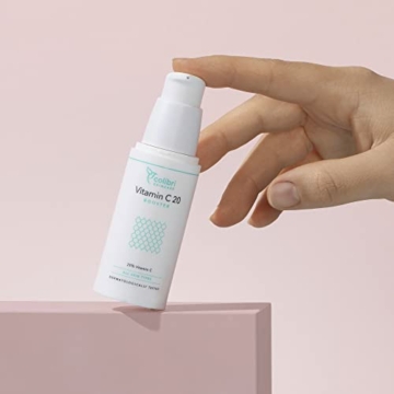colibri skincare Vitamin C20 Booster 30ml Vitamin C Serum Gesicht - hochdosierte Gesichtspflege wirkt Pigmentflecken, feinen Falten und Sonnenschäden entgegen - Anti Aging Serum - 5