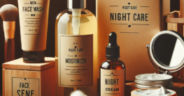 skincare und nachtpflege für männer