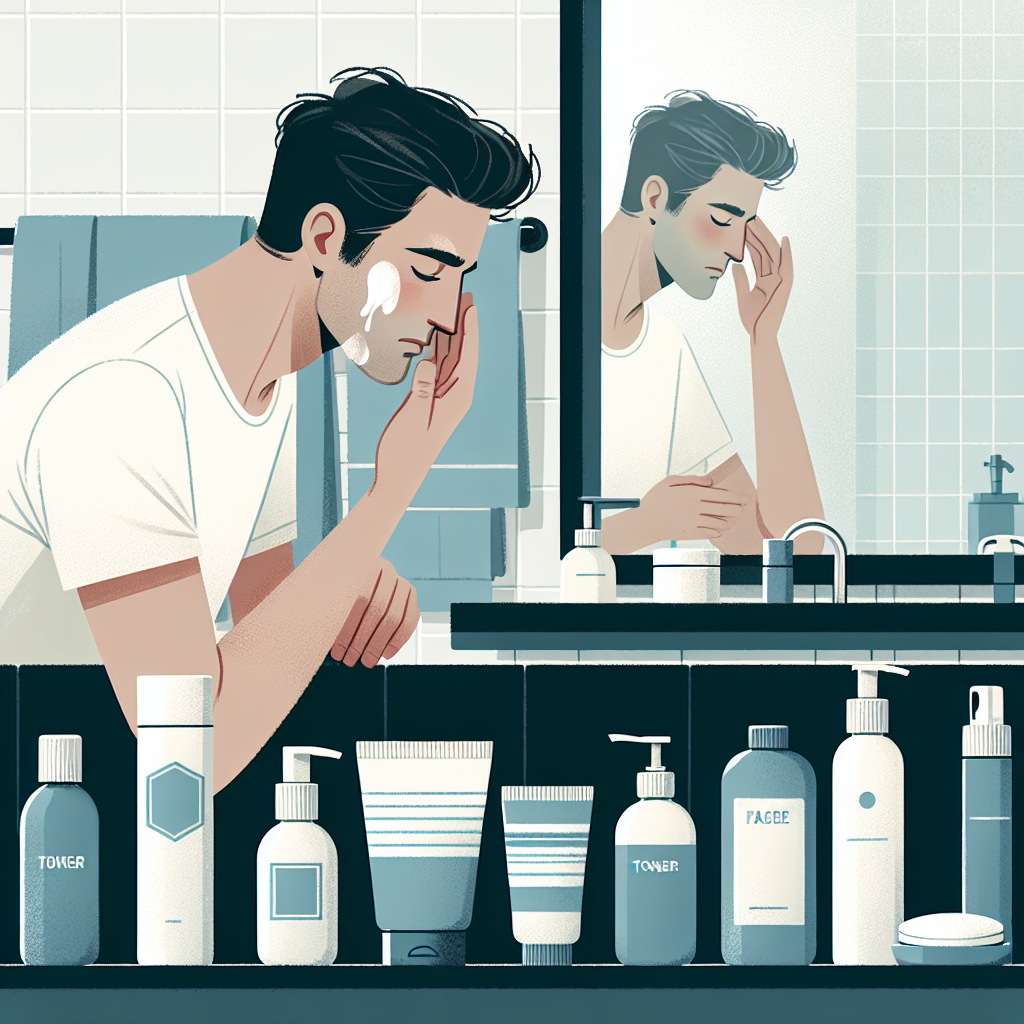 skincare und nachtpflege für männer