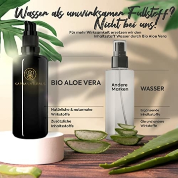 BIO Retinol Serum hochdosiert 100ml • Retinol 5-Fach-Komplex +Hyaluron +Vitamin C ✓ Vegan & BIO ✓ hochwirksam verkapseltes Retinol für strahlende & reine Haut ohne Pickel ✓ Anti Aging Made in Germany - 5