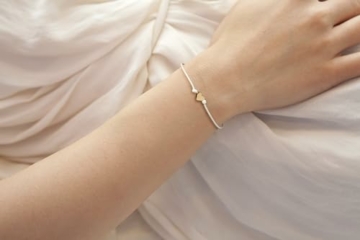 Briefzauber Freundschafts-Armbänder (Set: 2 Stk.) | schlichte & minimal Makramee-Armbänder | Freundschaftsarmband - 9