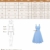 Damen Elegant Blumenkleid Spaghetti Midikleid A-Linie Partykleid Festlich Cocktailkleid Blau S - 3
