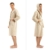 ENGLISH HOME Bademantel Damen Flauschig, Bademantel Herren mit Kapuze aus Baumwolle, Frottee Saunamantel, Unisex, Sauna Mantel Damen mit lang Gürtel - 5