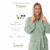 Lavea Mexico - Luxuriöser Bademantel mit Kapuze, 100% Baumwolle, Weich & Saugstark - Ideal für Spa & Zuhause, Unisex Design, Größe XL, Eukalyptus - 3