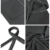 LAYNENBURG Bademantel Herren Frottee - Kapuze - Lang - 100% Baumwolle (360g/m2) - OEKO TEX Standard 100 - Größe (XL, Anthrazit) - 4