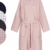 Morgenstern Bademantel Damen Leicht Baumwolle Waffel Pique Größe L Rosa - 1