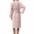 Morgenstern Bademantel Damen Leicht Baumwolle Waffel Pique Größe L Rosa - 3