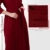 NY Threads Luxuriöser, leichter Damen-Bademantel/Frauen Morgenmantel aus weichem Poly-Baumwollstrick (XX-Large, Burgundy) - 5