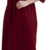 NY Threads Luxuriöser, leichter Damen-Bademantel/Frauen Morgenmantel aus weichem Poly-Baumwollstrick (XX-Large, Burgundy) - 1