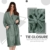NY Threads Schalkragen-Morgenmantel für Damen, Kuschelig weich, Loungewear und Nachtwäsche (Mittel, Stahlgrau) - 4
