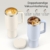 Bailkind 1182mL 40oz Thermobecher Autobecher Spritzfestem, Kaffeebecher to go Edelstahl Vakuum Isolierbecher mit 2 Strohhalm 2 dicht Deckel und Reinigungsbürste, BPA-Frei, Spülmaschinenfest-Schneeweiß - 3