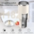 Bailkind 1182mL 40oz Thermobecher Autobecher Spritzfestem, Kaffeebecher to go Edelstahl Vakuum Isolierbecher mit 2 Strohhalm 2 dicht Deckel und Reinigungsbürste, BPA-Frei, Spülmaschinenfest-Schneeweiß - 4