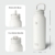 bottlebottle BOTTLE BOTTLE Isolierte Wasserflasche mit Strohhalm, Sport-Edelstahl-Wasserflasche mit Griffdeckel, Outdoor-Sportflasche für Pillen, 1l (Weiß) - 6