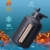 Coolflask 2L Trinkflasche Edelstahl mit PU-Lederhülle, halbe Gallone isolierte Wasserflaschen mit Strohhalm Deckel, Edelstahl Metall große Wasserkrug, halten kalt 48h heiß 24h, Polar Black - 4