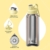 IDEUS Vakuumisolierte Wasserflasche, 40oz (1140 ml) Edelstahl Doppelwand Flasche Metall Sport Kantine mit auslaufsicherem Schraubverschluss (Hellgelb) - 3