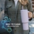Simple Modern Becher mit Griff und Trinkhalm | Isolierter EdelstahlWasserflasche EiskaffeeReisebecher | Geschenke für Frauen und Männer | Trek Sammlung | 1180ml | Midnight Black - 7