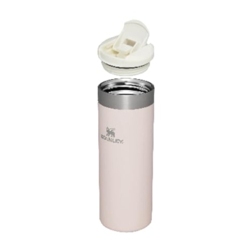 Stanley Aerolight Transit Thermobecher 0.47L - Hält 6 Stunden Heiß - Spülmaschinenfest - Kaffeebecher To Go Auslaufsicher - Kompatibel Mit Gängigen Pkw-Getränkehalterungen - Thermosflasche - Rose - 8