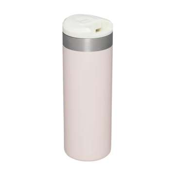 Stanley Aerolight Transit Thermobecher 0.47L - Hält 6 Stunden Heiß - Spülmaschinenfest - Kaffeebecher To Go Auslaufsicher - Kompatibel Mit Gängigen Pkw-Getränkehalterungen - Thermosflasche - Rose - 9