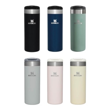 Stanley Aerolight Transit Thermobecher 0.47L - Hält 6 Stunden Heiß - Spülmaschinenfest - Kaffeebecher To Go Auslaufsicher - Kompatibel Mit Gängigen Pkw-Getränkehalterungen - Thermosflasche - Rose - 10