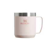 Stanley Classic Legendary Camp Mug Thermobecher 354 ml - Hält 1.5 Stunden Heiß - 3 Stunden Kalt - BPA-Frei - Spülmaschinenfest - Edelstahl Kaffeebecher To Go - Rose Quartz - 1
